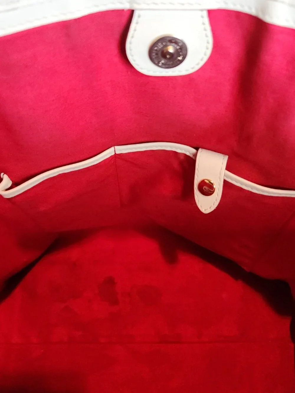 Vintage Dooney & Bourke Pink Petunia East West Shopper / Leisure Tote